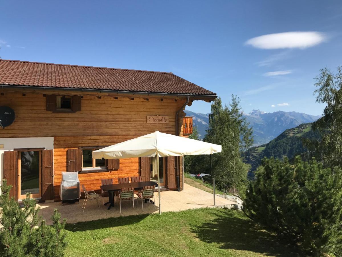 Chalet Clochette 4 Valles-Verbier La Tzoumaz Esterno foto