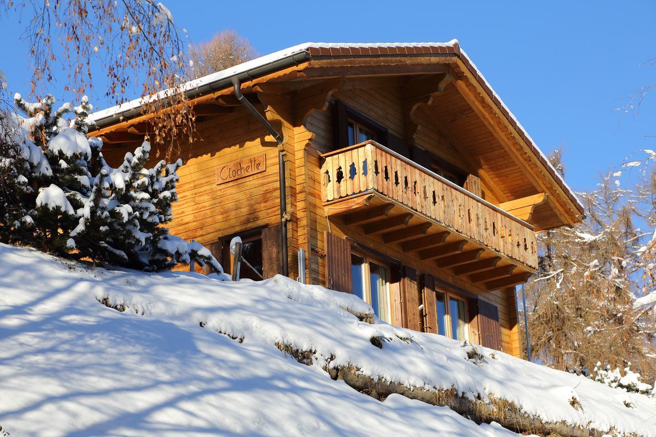Chalet Clochette 4 Valles-Verbier La Tzoumaz Esterno foto